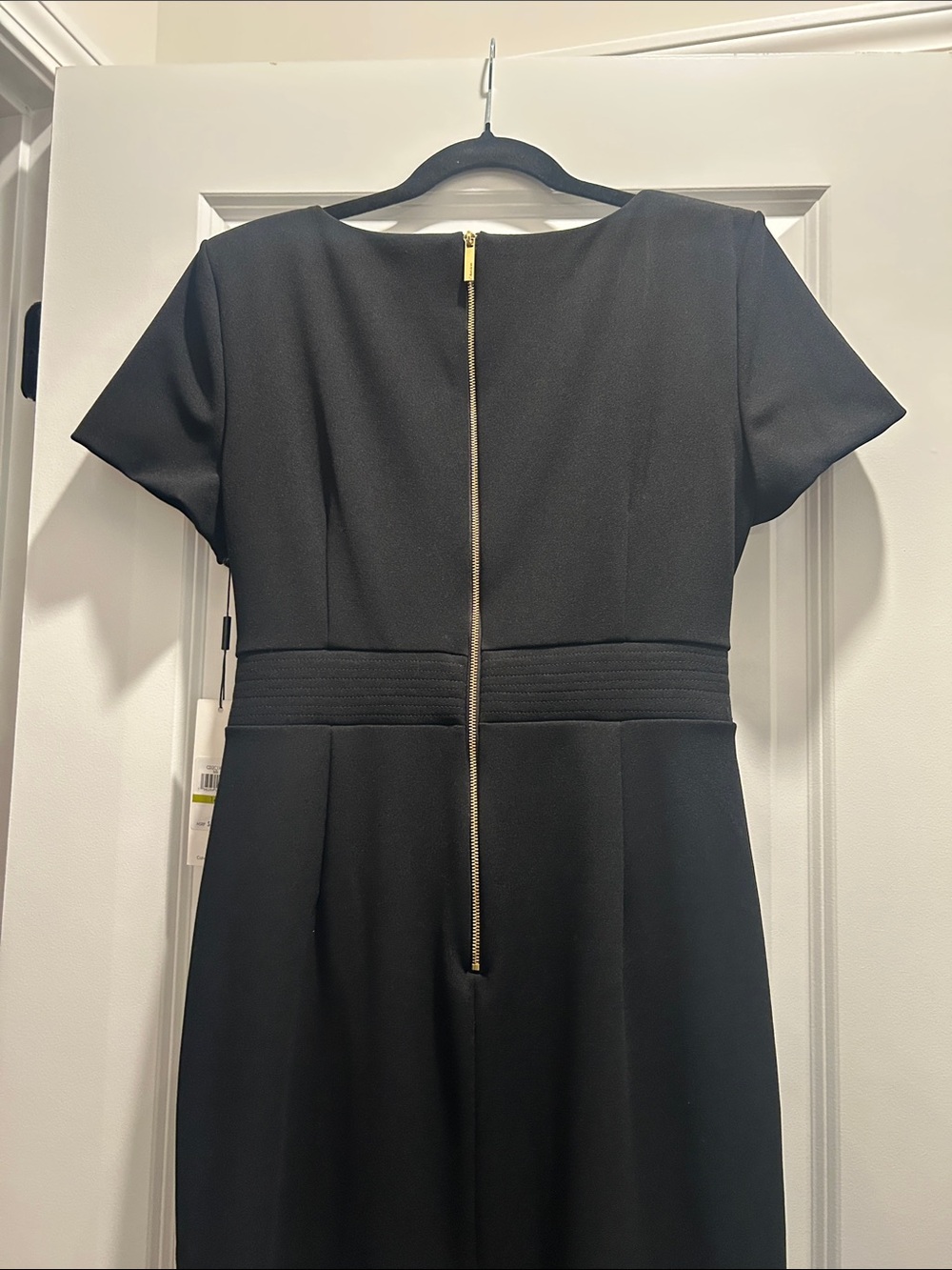 NWT Calvin Klein Black Belted Dress size 14 - Picture 6 of 10